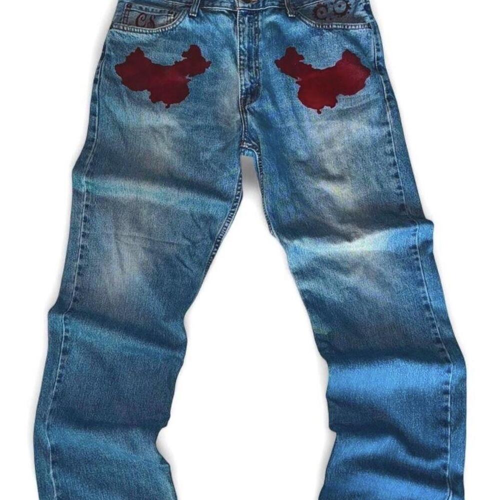 Custom Levis 'China' Denizen denim